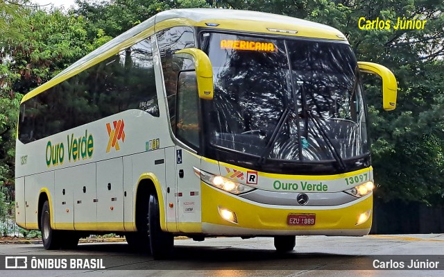 Auto Viação Ouro Verde 13097 na cidade de São Paulo, São Paulo, Brasil, por Carlos Júnior. Número da foto: #12532377.