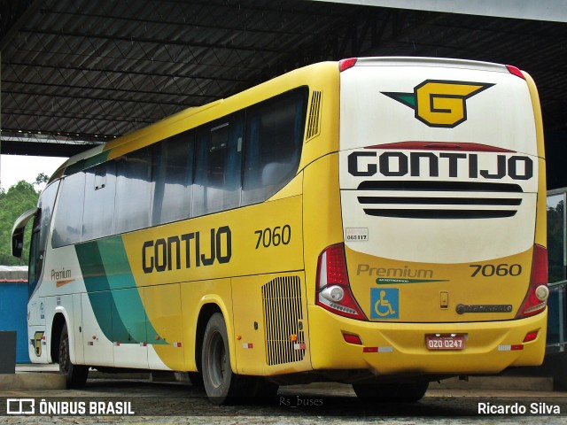 Empresa Gontijo de Transportes 7060 na cidade de Santana da Vargem, Minas Gerais, Brasil, por Ricardo Silva. Número da foto: #12534123.