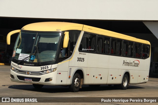 Primeira Classe Transportes 3025 na cidade de Goiânia, Goiás, Brasil, por Paulo Henrique Pereira Borges. Número da foto: #12534055.