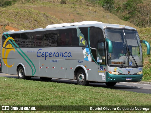 Esperança Turismo e Transporte 1981 na cidade de Aparecida, São Paulo, Brasil, por Gabriel Oliveira Caldas da Nobrega. Número da foto: #12532182.