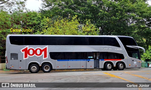 Auto Viação 1001 RJ 108.684 na cidade de São Paulo, São Paulo, Brasil, por Carlos Júnior. Número da foto: #12532434.