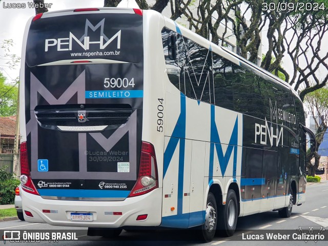 Empresa de Ônibus Nossa Senhora da Penha 59004 na cidade de Curitiba, Paraná, Brasil, por Lucas Weber Calizario. Número da foto: #12532512.