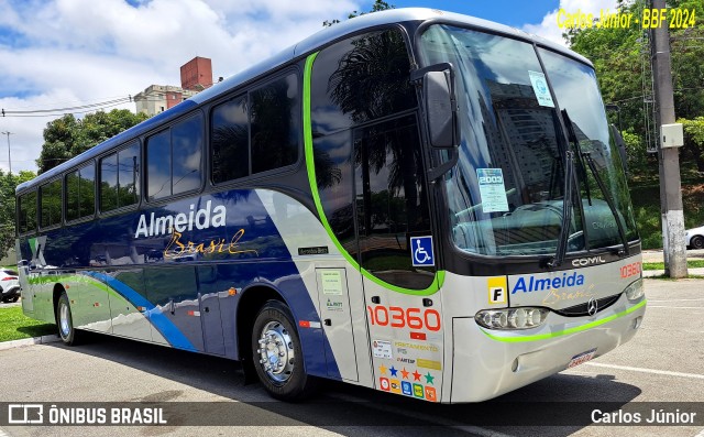 Viação Almeida Brasil 10360 na cidade de Barueri, São Paulo, Brasil, por Carlos Júnior. Número da foto: #12601895.
