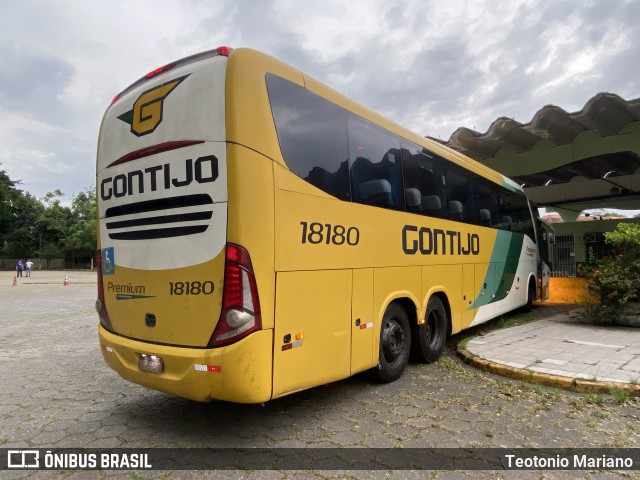 Empresa Gontijo de Transportes 18180 na cidade de Cubatão, São Paulo, Brasil, por Teotonio Mariano. Número da foto: #12601488.