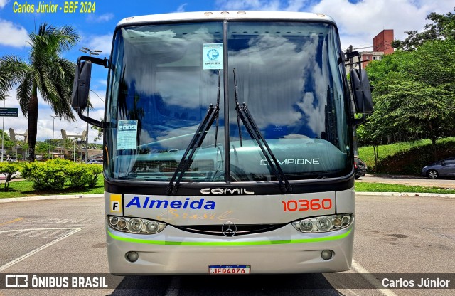 Viação Almeida Brasil 10360 na cidade de Barueri, São Paulo, Brasil, por Carlos Júnior. Número da foto: #12601894.