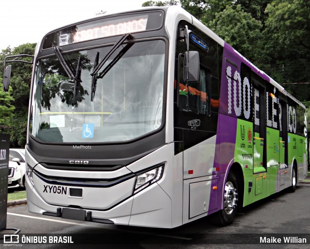 Volvo XY05N na cidade de Curitiba, Paraná, Brasil, por Maike Willian. Número da foto: #12602542.