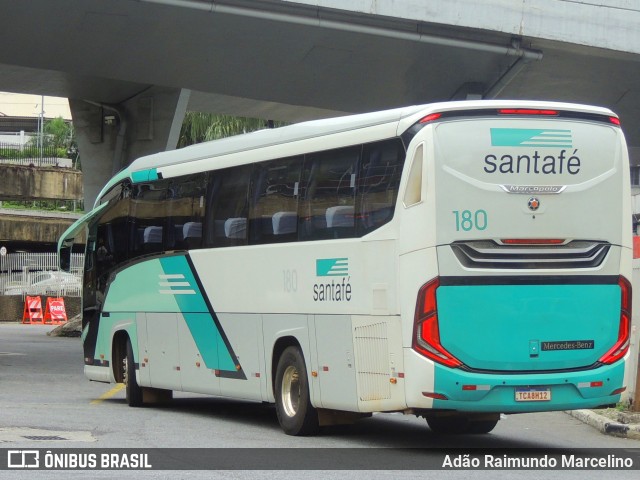 Santa Fé Transportes 180 na cidade de Belo Horizonte, Minas Gerais, Brasil, por Adão Raimundo Marcelino. Número da foto: #12601522.