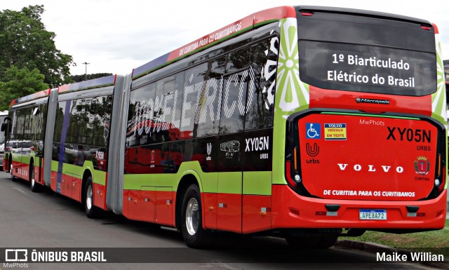 Volvo XY05N na cidade de Curitiba, Paraná, Brasil, por Maike Willian. Número da foto: #12602557.