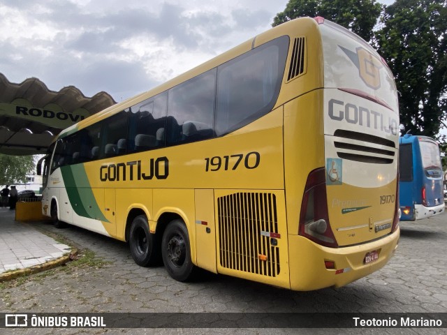 Empresa Gontijo de Transportes 19170 na cidade de Cubatão, São Paulo, Brasil, por Teotonio Mariano. Número da foto: #12601485.