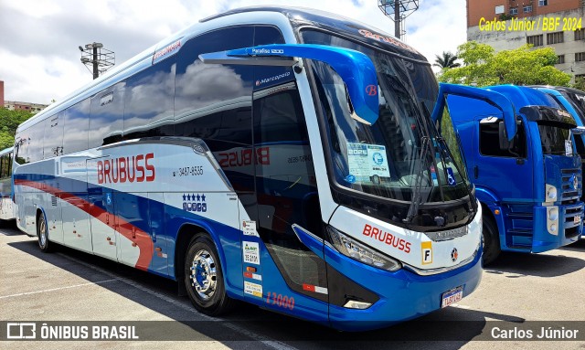 Brubuss Transportes 13000 na cidade de Barueri, São Paulo, Brasil, por Carlos Júnior. Número da foto: #12602563.