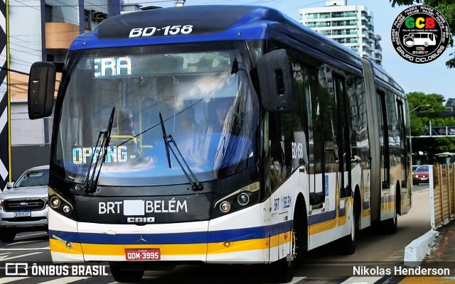 Belém Rio Transportes BD-158 na cidade de Belém, Pará, Brasil, por Nikolas Henderson. Número da foto: #12602058.