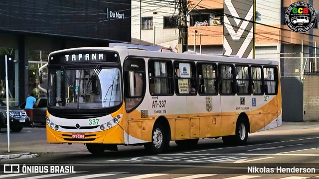 Empresa de Transportes Nova Marambaia AT-337 na cidade de Belém, Pará, Brasil, por Nikolas Henderson. Número da foto: #12602127.