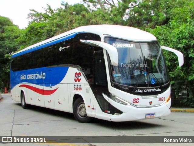 Viação São Cristóvão 3020 na cidade de São Paulo, São Paulo, Brasil, por Renan Vieira. Número da foto: #12602637.