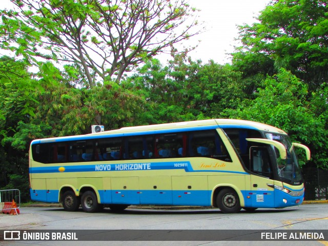 Viação Novo Horizonte 1029811 na cidade de São Paulo, São Paulo, Brasil, por FELIPE ALMEIDA. Número da foto: #12603145.