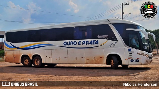 Viação Ouro e Prata 649 na cidade de Moju, Pará, Brasil, por Nikolas Henderson. Número da foto: #12602029.