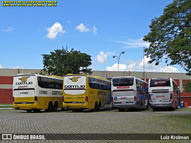 Viação Santa Cruz 209110 na cidade de Juiz de Fora, Minas Gerais, Brasil, por Luiz Krolman. Número da foto: #12601503.