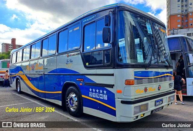 Vip Bus Comércio de Ônibus 1991 na cidade de Barueri, São Paulo, Brasil, por Carlos Júnior. Número da foto: #12602177.