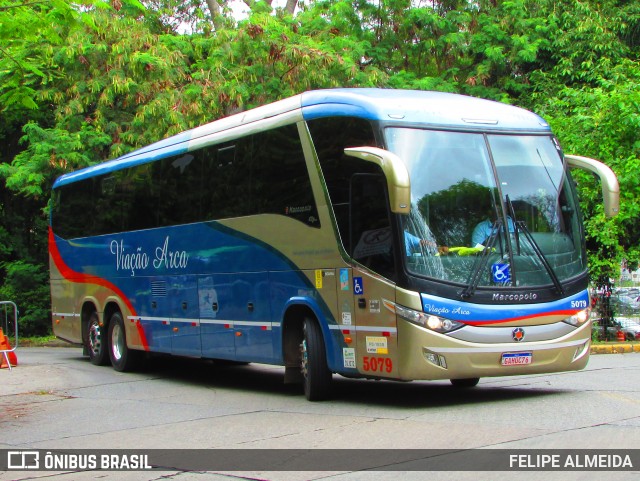 Arca Turismo 5079 na cidade de São Paulo, São Paulo, Brasil, por FELIPE ALMEIDA. Número da foto: #12602640.