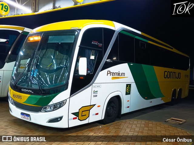 Empresa Gontijo de Transportes 19785 na cidade de Perdões, Minas Gerais, Brasil, por César Ônibus. Número da foto: #12534993.