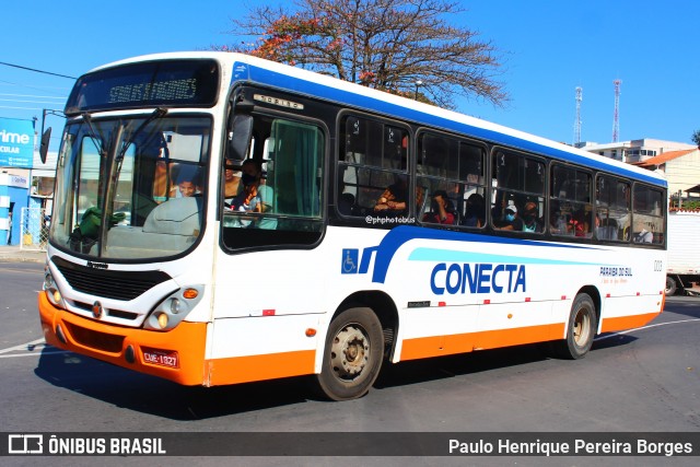 Viação Conecta 003 na cidade de Paraíba do Sul, Rio de Janeiro, Brasil, por Paulo Henrique Pereira Borges. Número da foto: #12536265.