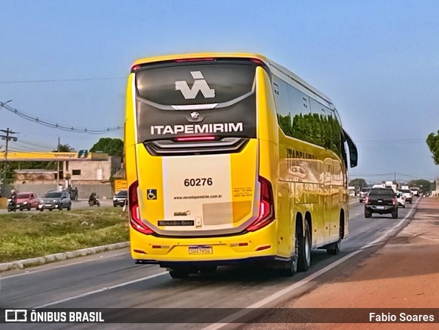 Viação Nova Itapemirim 60276 na cidade de Benevides, Pará, Brasil, por Fabio Soares. Número da foto: #12536188.