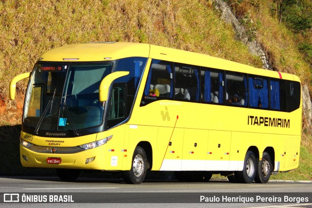 Viação Itapemirim 60033 na cidade de Piraí, Rio de Janeiro, Brasil, por Paulo Henrique Pereira Borges. Número da foto: #12536252.
