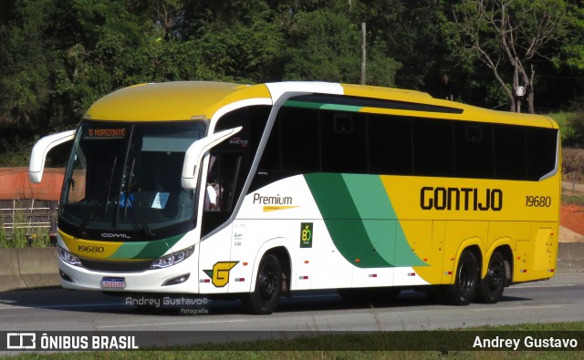 Empresa Gontijo de Transportes 19680 na cidade de Ribeirão Vermelho, Minas Gerais, Brasil, por Andrey Gustavo. Número da foto: #12536372.