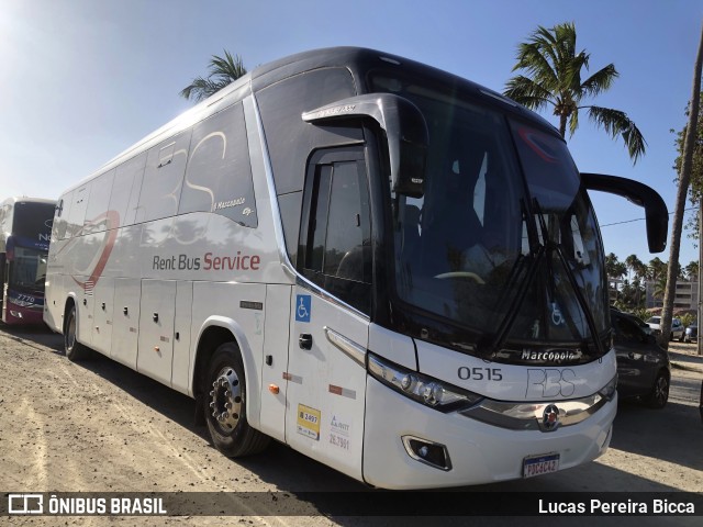 RBS - Rent Bus Service 0515 na cidade de Tamandaré, Pernambuco, Brasil, por Lucas Pereira Bicca. Número da foto: #12535736.