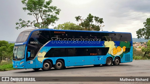 Transnorte - Transporte e Turismo Norte de Minas 88000 na cidade de Montes Claros, Minas Gerais, Brasil, por Matheus Richard. Número da foto: #12534875.