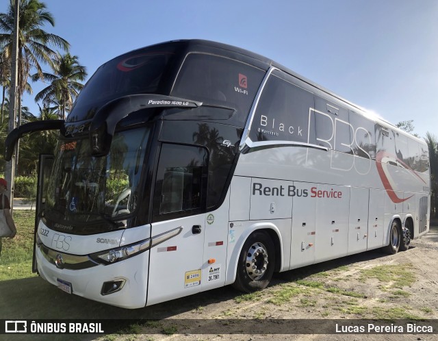RBS - Rent Bus Service 0222 na cidade de Tamandaré, Pernambuco, Brasil, por Lucas Pereira Bicca. Número da foto: #12535776.