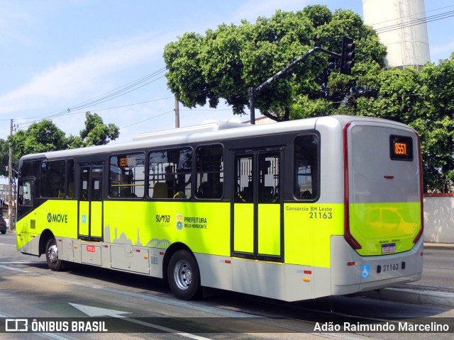 Viação Getúlio Vargas 21163 na cidade de Belo Horizonte, Minas Gerais, Brasil, por Adão Raimundo Marcelino. Número da foto: #12537770.