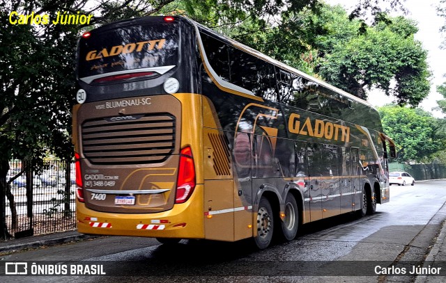Auto Viação Gadotti 7400 na cidade de São Paulo, São Paulo, Brasil, por Carlos Júnior. Número da foto: #12536925.