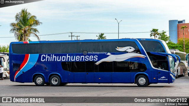 Transportes Chihuahuenses 9208 na cidade de Culiacán, Sinaloa, México, por Omar Ramírez Thor2102. Número da foto: #12538460.