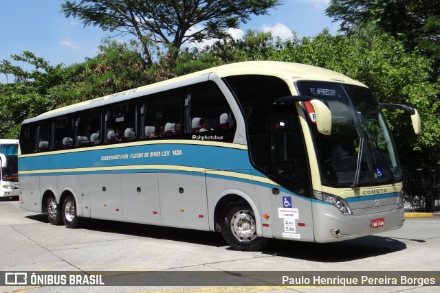 Viação Cometa 1404 na cidade de São Paulo, São Paulo, Brasil, por Paulo Henrique Pereira Borges. Número da foto: #12538211.