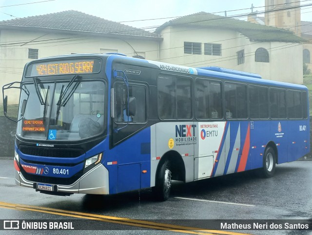 Next Mobilidade - ABC Sistema de Transporte 80.401 na cidade de Santo André, São Paulo, Brasil, por Matheus Neri dos Santos. Número da foto: #12536876.