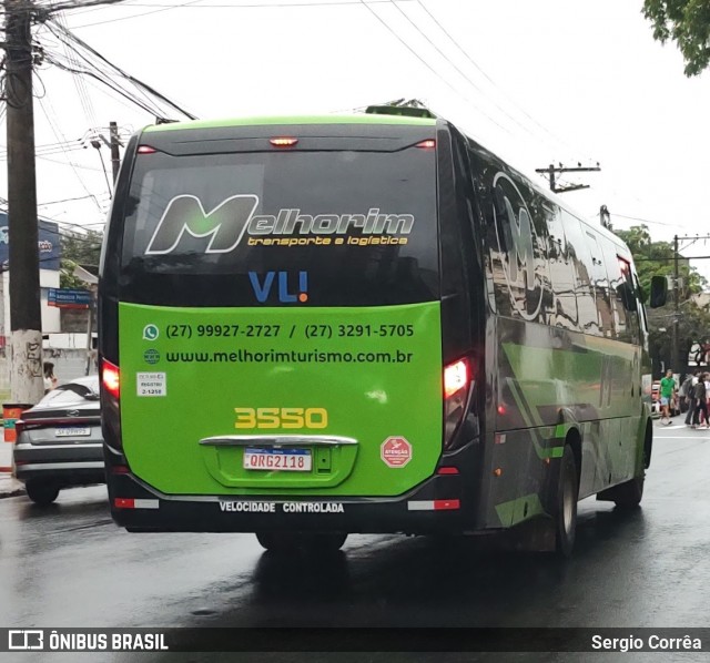 Melhorim Turismo 3550 na cidade de Vila Velha, Espírito Santo, Brasil, por Sergio Corrêa. Número da foto: #12538251.