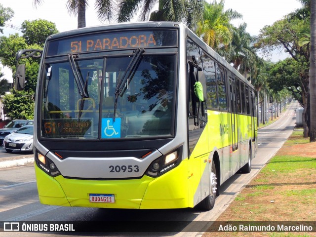 SM Transportes 20953 na cidade de Belo Horizonte, Minas Gerais, Brasil, por Adão Raimundo Marcelino. Número da foto: #12537737.