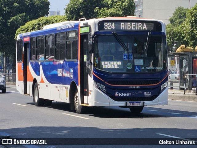 Viação Ideal B28516 na cidade de Rio de Janeiro, Rio de Janeiro, Brasil, por Cleiton Linhares. Número da foto: #12537217.
