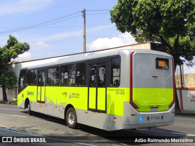Viação Getúlio Vargas 21163 na cidade de Belo Horizonte, Minas Gerais, Brasil, por Adão Raimundo Marcelino. Número da foto: #12537780.