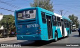 Metbus 0528 na cidade de Cerro Navia, Santiago, Metropolitana de Santiago, Chile, por Jose Navarrete. Número da foto: #12536963.