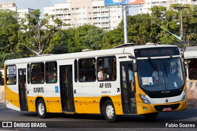 Viação Forte AF-059 na cidade de Belém, Pará, Brasil, por Fabio Soares. Número da foto: #12538901.