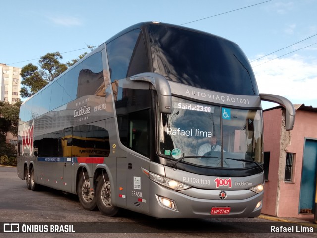 Auto Viação 1001 RJ 108.1138 na cidade de Niterói, Rio de Janeiro, Brasil, por Rafael Lima. Número da foto: #12540652.