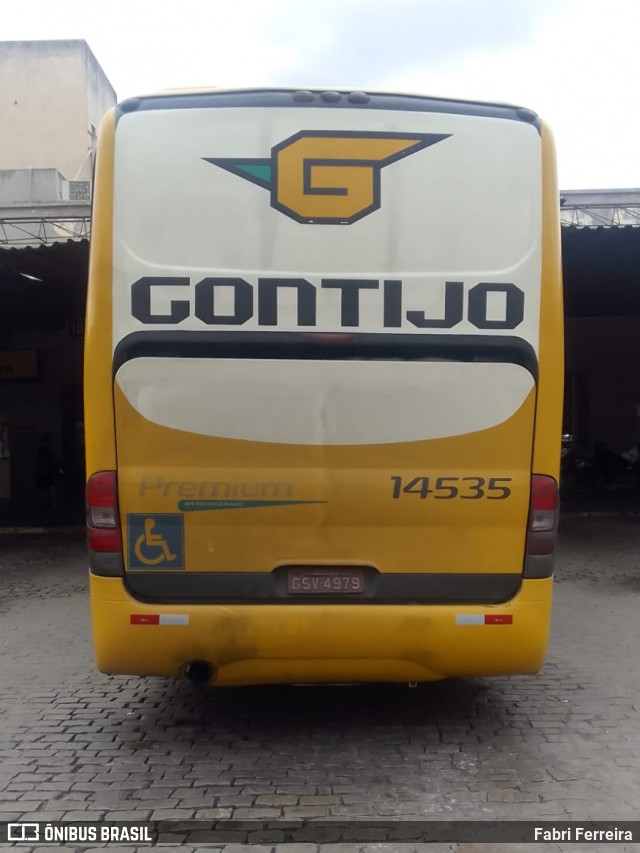 Empresa Gontijo de Transportes 14535 na cidade de Teófilo Otoni, Minas Gerais, Brasil, por Fabri Ferreira. Número da foto: #12541367.