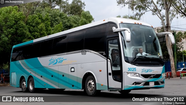 Turistar 3025 na cidade de Gustavo A. Madero, Ciudad de México, México, por Omar Ramírez Thor2102. Número da foto: #12540975.