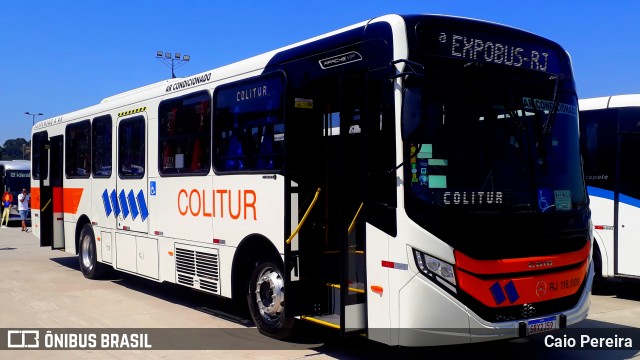 Colitur Transportes Rodoviários RJ 116.009 na cidade de Magé, Rio de Janeiro, Brasil, por Caio Pereira. Número da foto: #12538858.