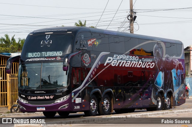 Expresso Pernambuco Turismo 24.006 na cidade de Belém, Pará, Brasil, por Fabio Soares. Número da foto: #12538946.