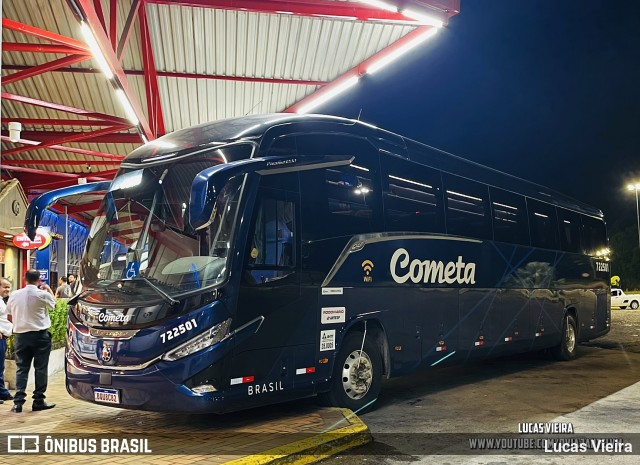 Viação Cometa 722501 na cidade de Ribeirão Vermelho, Minas Gerais, Brasil, por Lucas Vieira. Número da foto: #12539477.