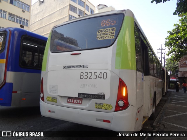 Viação Pavunense B32540 na cidade de Rio de Janeiro, Rio de Janeiro, Brasil, por Jerson de Mello Peixoto Pereira. Número da foto: #12538781.