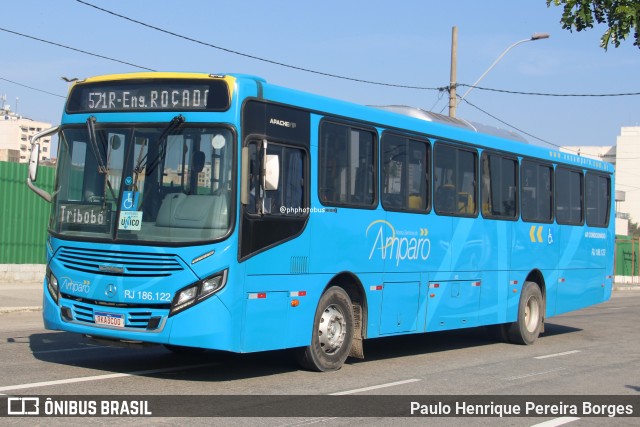 Viação Nossa Senhora do Amparo RJ 186.122 na cidade de Niterói, Rio de Janeiro, Brasil, por Paulo Henrique Pereira Borges. Número da foto: #12540671.