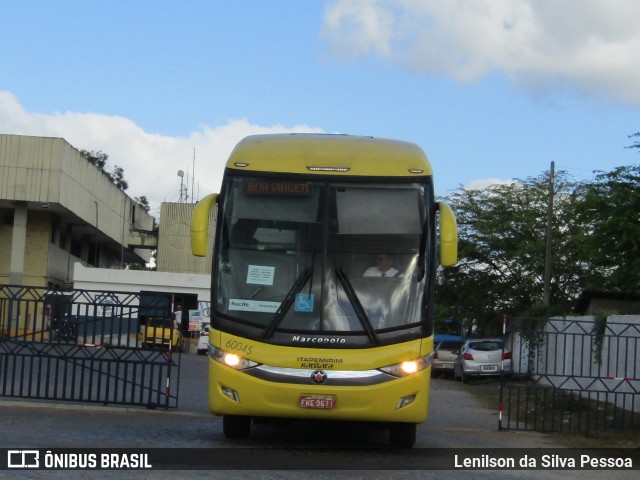 Viação Itapemirim 60045 na cidade de Caruaru, Pernambuco, Brasil, por Lenilson da Silva Pessoa. Número da foto: #12540220.